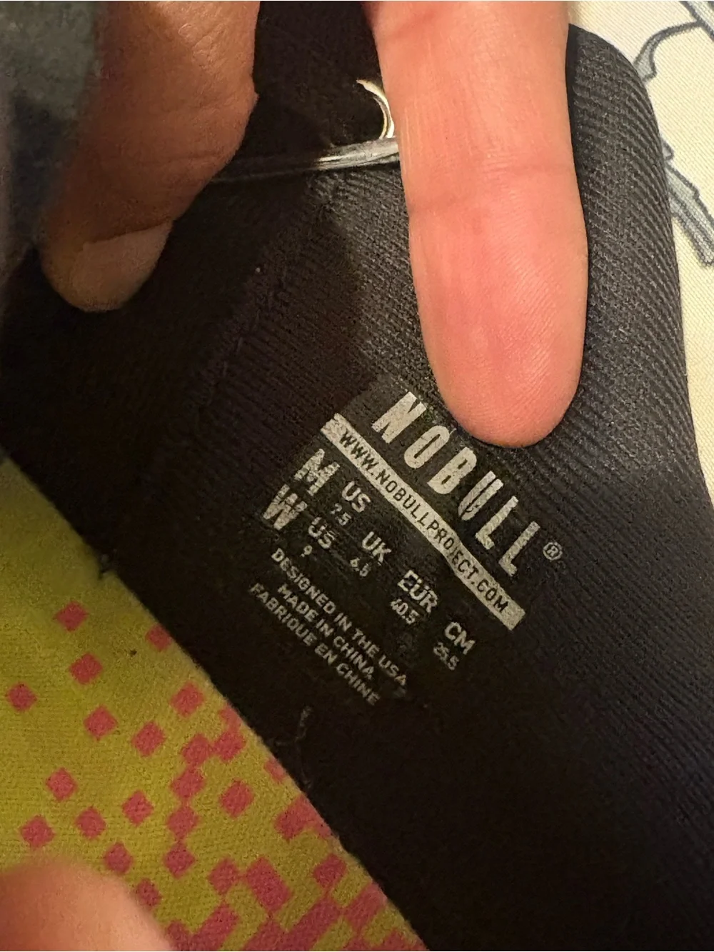 NOBULL Black Trainers - Glitch Collection